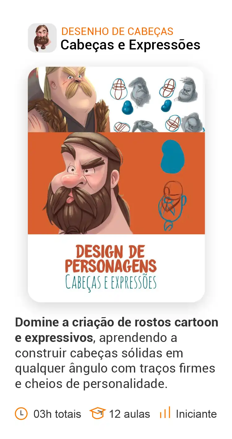 cabeças e expressoes