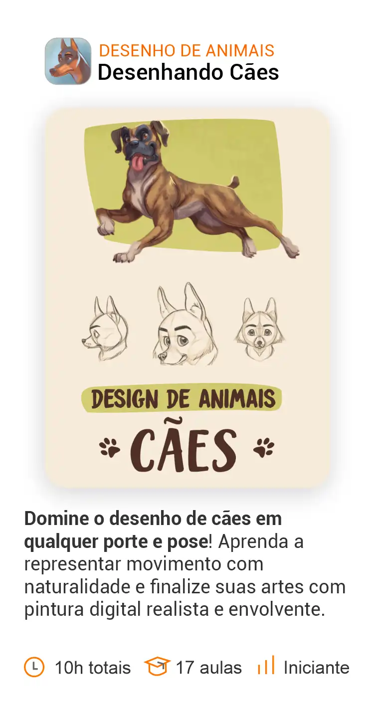 desenho de caes
