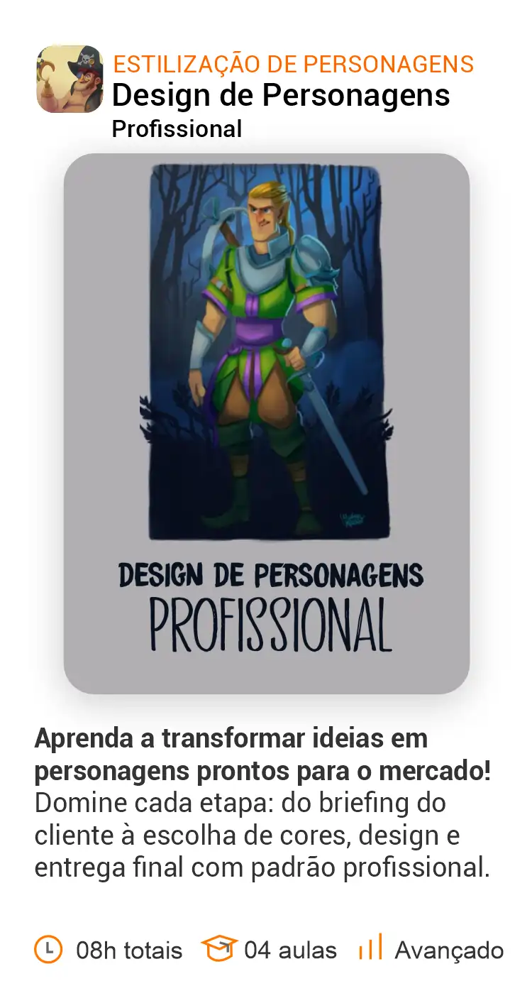 design de personagens pro