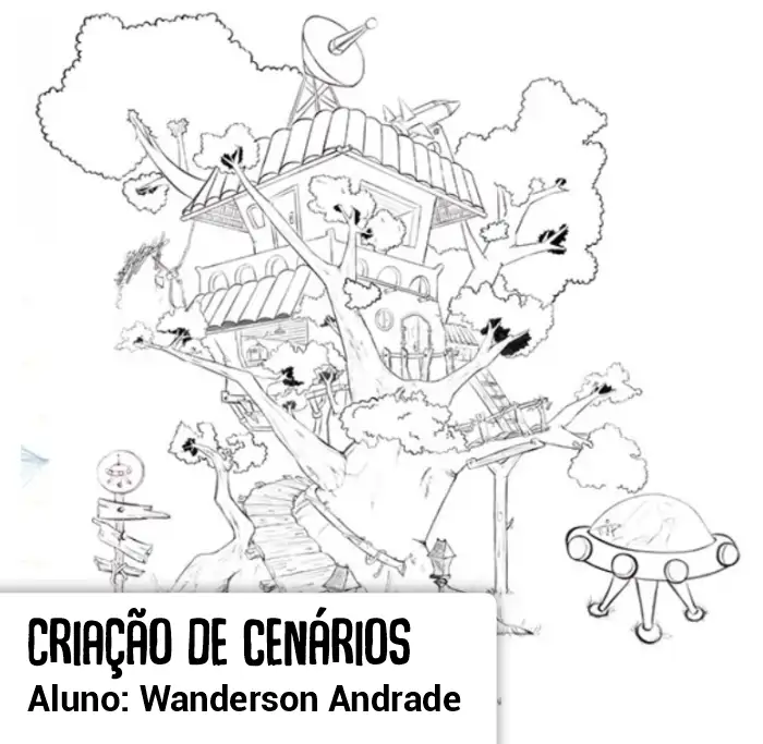 Arte do aluno Wanderson