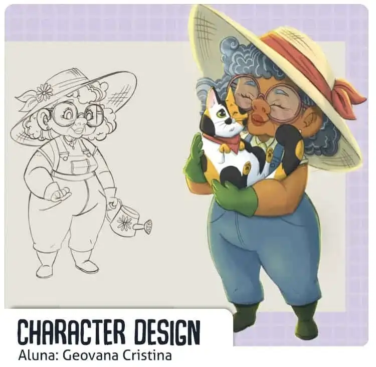 Arte da aluna Geovana